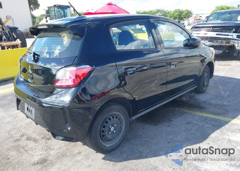 2024 Mitsubishi Mirage Es/Le из США, поврежденный, VIN ML32AUHJ2RH019841